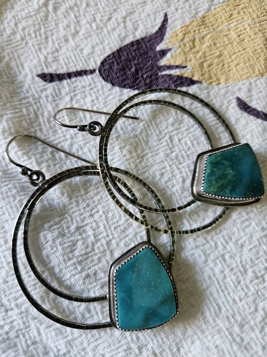 DolceArt Jewelry - Statement Turquoise Earrings